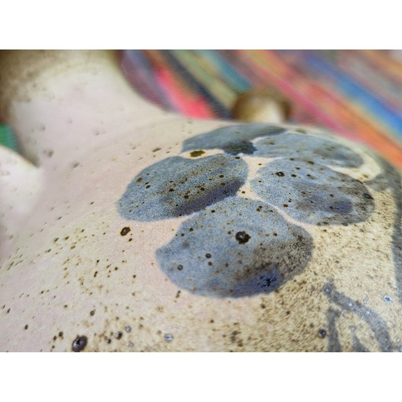 VTG'76 Owens Pottery Salt Glaze Pitcher Jug Vase Stoneware Signed STUNNING EUC - Picture 7 of 12